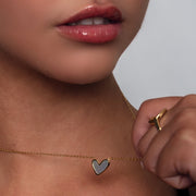 Heart Mother of Pearl Necklace