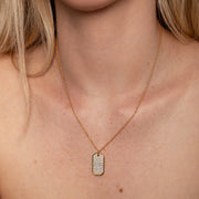 Sparkler Tag Necklace