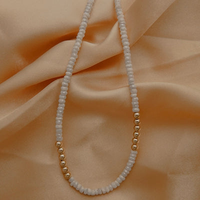 White Stone Necklace