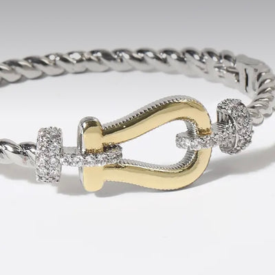 Horseshoe Twisted Bracelet