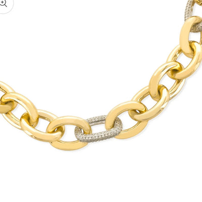 Two Tone Chain Necklace